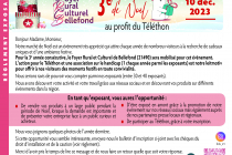 Marché de Noël au profit du Téléthon 
