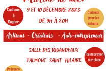 Marché de Noël, salle des Ribandeaux 