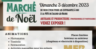 Marché de noël de la MFR à Salins les Bains