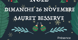 Marché de Noel à Sauret Besserve