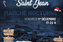 Marché de Noel nocturne 