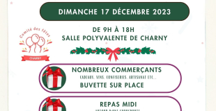 Marché de Noël (principalement artisanal) à CHARNY (77)