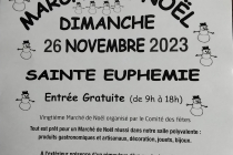 Marché de Noël Dimanche 26 Novembre 2023 à Sainte-Euphémie 01