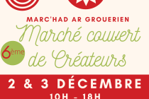 Marché couvert de Créateurs 2023 Saint Herblain / Emplacements disponibles !