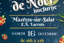 Marché de Noël Nocturne à Mazères-sur-Salat 31