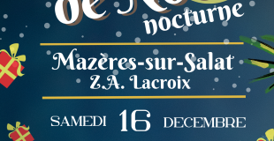 Marché de Noël Nocturne à Mazères-sur-Salat 31