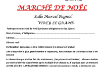 Marché de noël 2024 de Virey le grand 71530