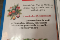 Marché de Noël à monts en Bessin 