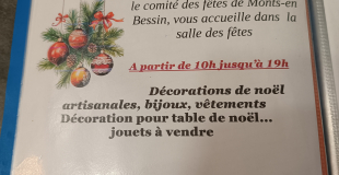 Marché de Noël à monts en Bessin 