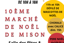 10ème marché de noël de Mison