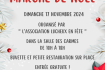 marché de noël 2024 de lucheux 80