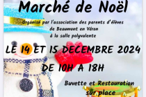Marché de Noël de L'APE de Beaumont en Véron (37)