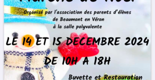 Marché de Noël de L'APE de Beaumont en Véron (37)