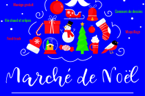 Marché de Noël artisanal, local, gourmand, original