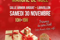 Marche de noel lanvollon  artisants createurs