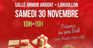 Marche de noel lanvollon  artisants createurs