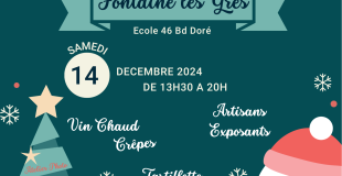 Marché de Noël de l’APE Fontaine les Gres