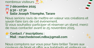 Marché de Noël 2025 Collège NDBA Tarare