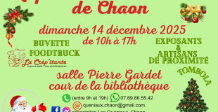 Le petit marché de Noël de Chaon 