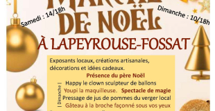 Marché de Noël de Lapeyrouse-Fossat