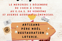 Marché de Noël au CCAS de Vendôme 