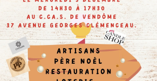Marché de Noël au CCAS de Vendôme 
