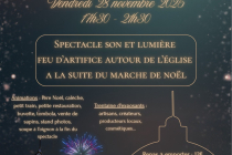 Marché de Noël de Buléon et feu d'artifice