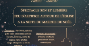 Marché de Noël de Buléon et feu d'artifice