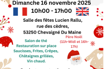 Marché de Noël 2025  organisé par Chevaigné Animations 53 