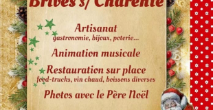 MARCHÉ DE NOËL BRIVES SUR CHARENTE 29 ET 30 NOVEMBRE 2025