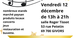 Marché de Noël festif