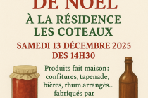 Marché de Noël de la résidence les Coteaux à Marsanne
