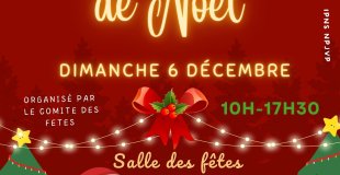 Traditionnel marché de noël à VILLE ST JACQUES