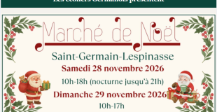MARCHE DE NOEL DE SAINT GERMAIN LESPINASSE  42640