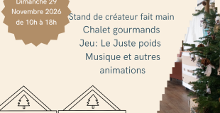 les marché des Noël des Dames blanches à l'Assemblaye