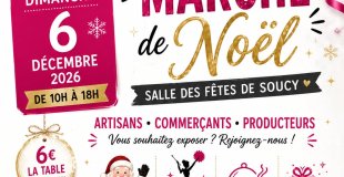 Marché de Noel Dimanche 6 Décembre 2026 Soucy (89)