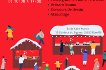 Marché de Noël de Romillé APEL  Saint Martin