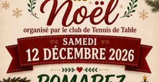 Marché de Noël du tennis de table Pomarez
