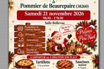 Marché de Noël Pommier de Beaurepaire (38260)