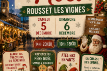 Marché de noel de rousset les vignes