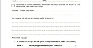 Marché de Noël Téléthon