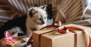 10 idées de cadeaux de Noël offrir à son chat !